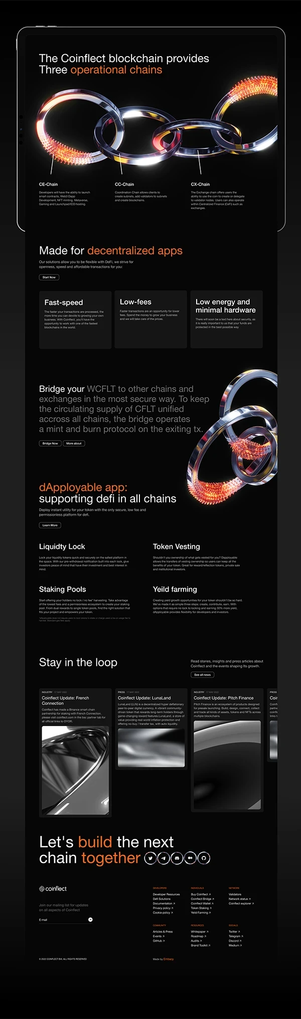 Coinflect: Brand identity & Website