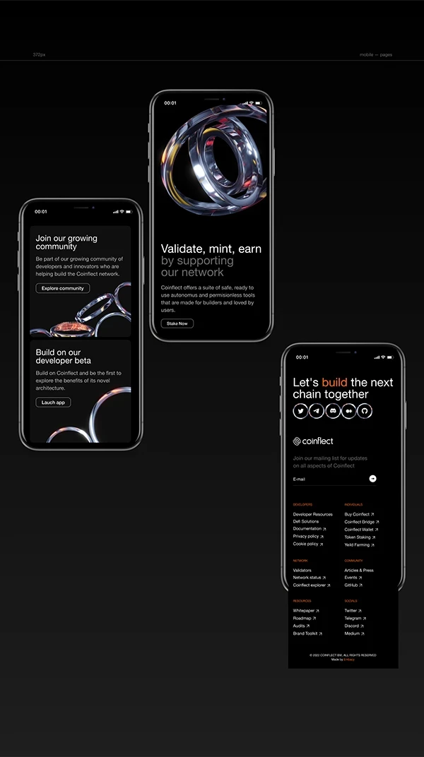 Coinflect: Brand identity & Website