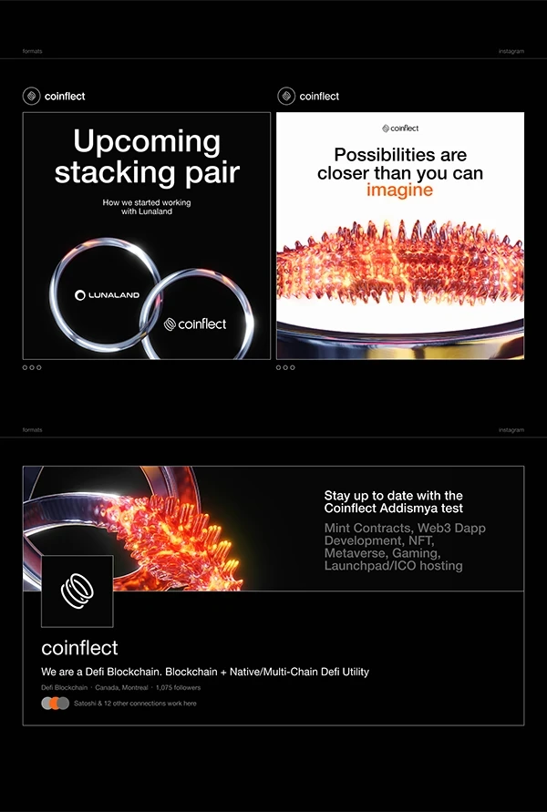 Coinflect: Brand identity & Website