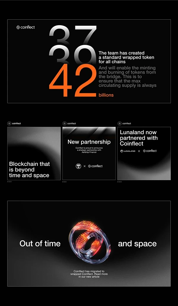 Coinflect: Brand identity & Website