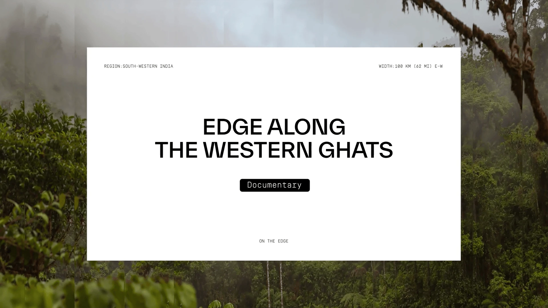 On The Edge Conservation