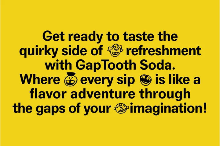 Gap Tooth Soda