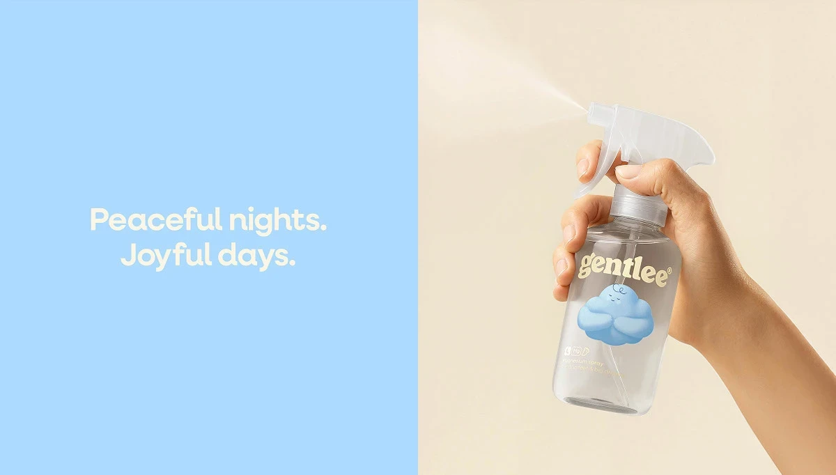 Gentlee Magnesium Spray Branding